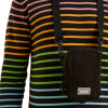Bolsa Mini Bag Com Alça Transversal E Patch Aplicado Preto - Nuvem Shop Woozen